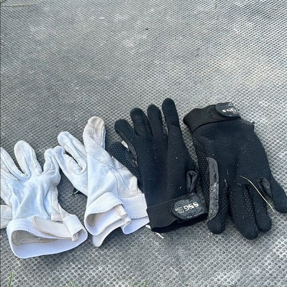 Kids horse riding gloves - Picture 2 of 3